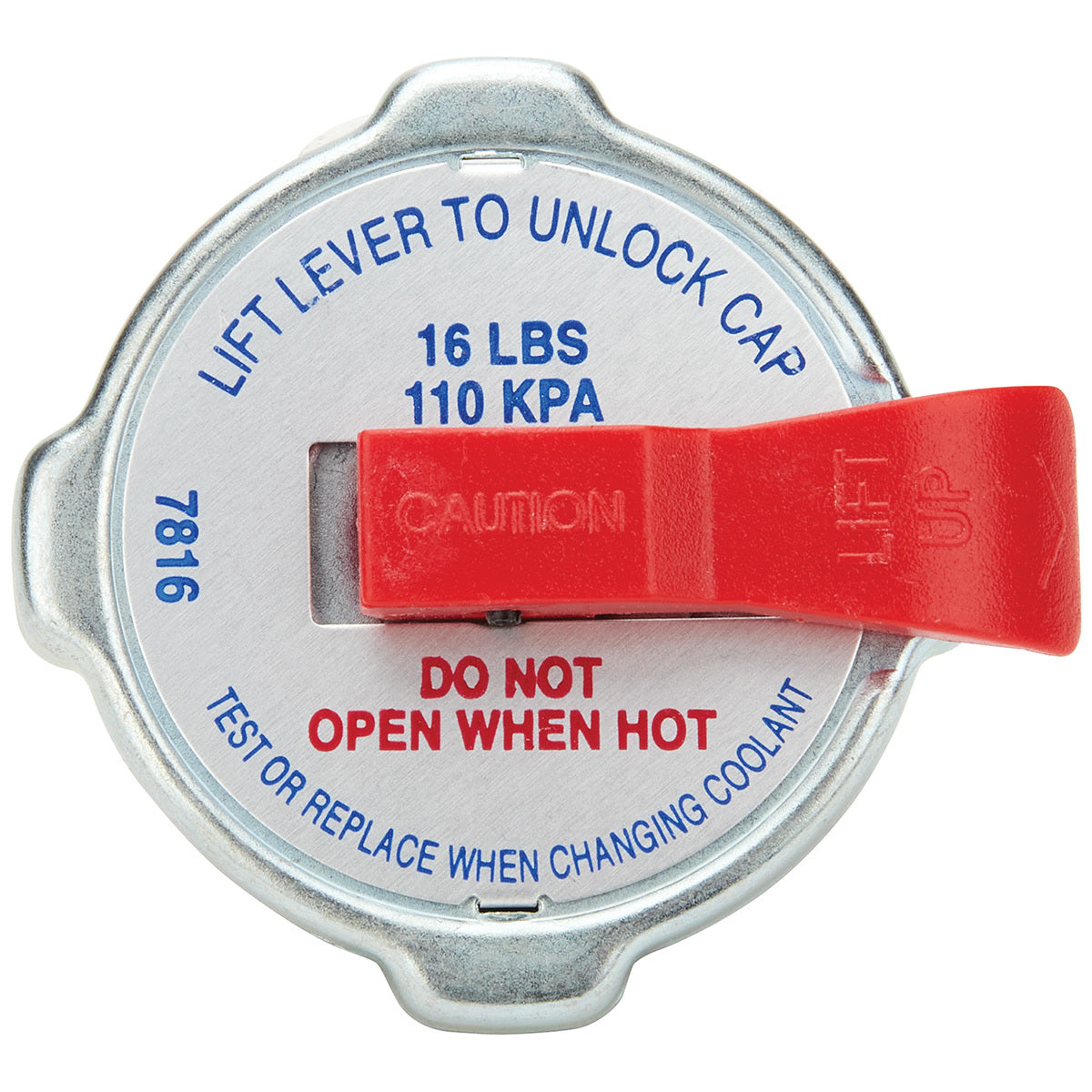 Radiator Cap 14-18 PSI w/Lever Radiator Caps Allstar Performance
