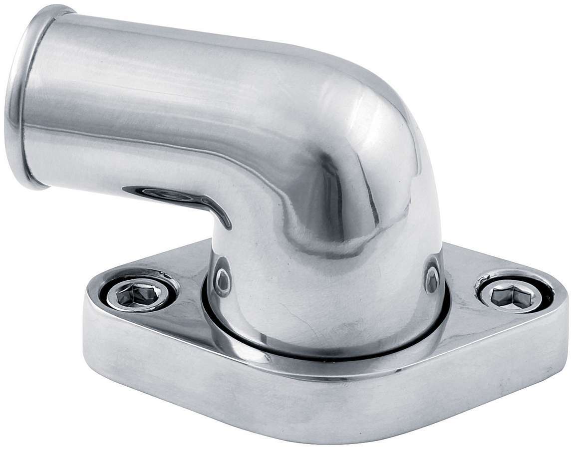 Swivel Water Neck 90 Deg Polished Water Necks - Thermostat Housings Allstar Performance