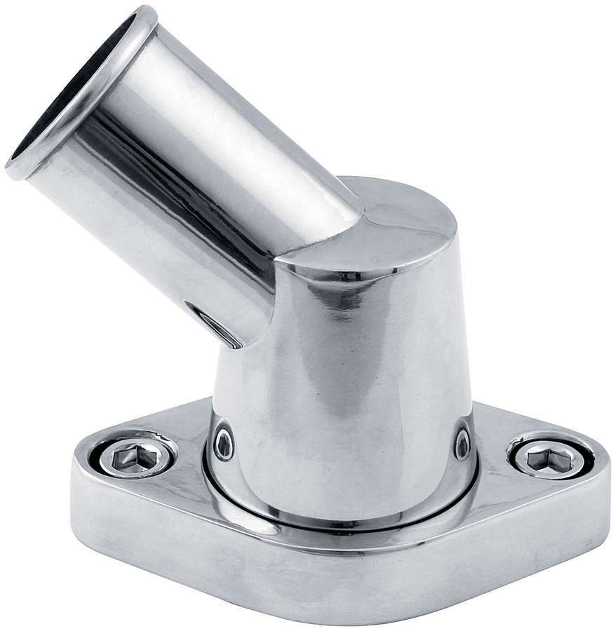 Swivel Water Neck 45 Deg Polished Water Necks - Thermostat Housings Allstar Performance