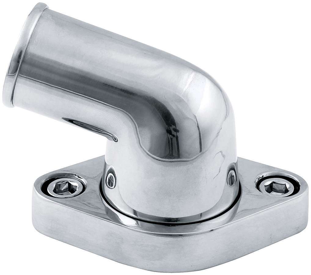 Swivel Water Neck 75 Deg Polished Water Necks - Thermostat Housings Allstar Performance