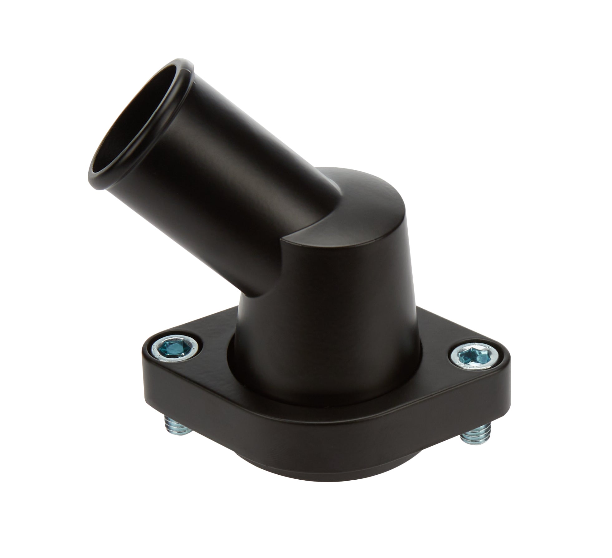 Swivel Water Neck 45 Deg Black Water Necks - Thermostat Housings Allstar Performance