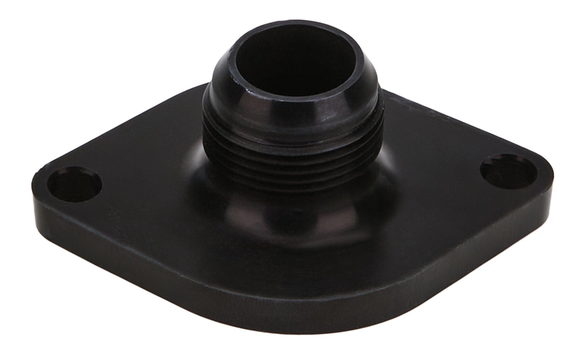 Aluminum Water Neck -16AN Black Water Necks - Thermostat Housings Allstar Performance