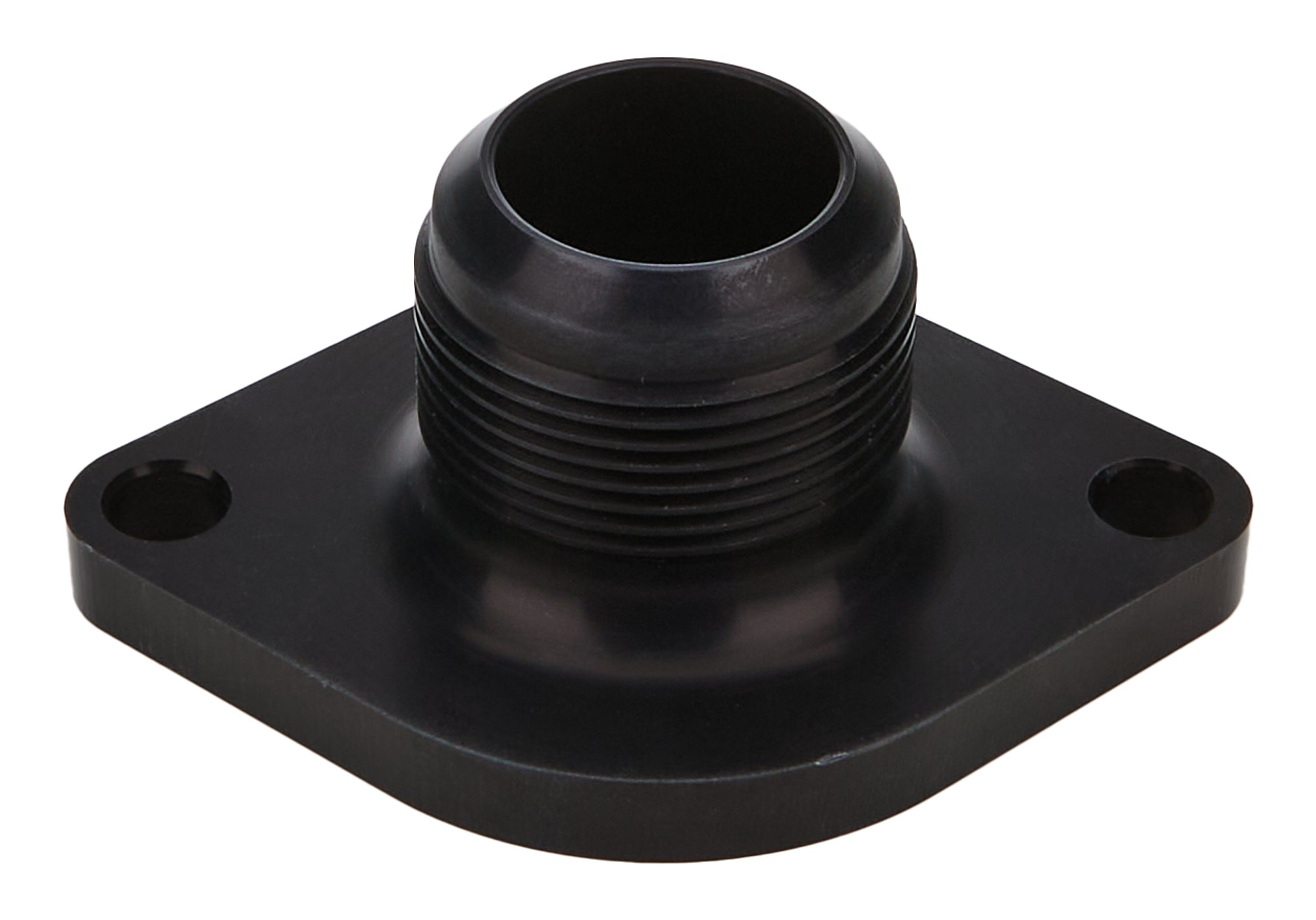 Aluminum Water Neck -20AN Black Water Necks - Thermostat Housings Allstar Performance