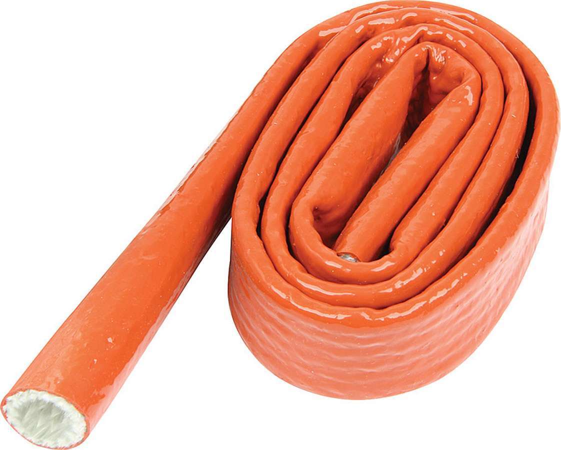Heat Sleeve 1/2in x 3ft Orange Protective Wire Sleeve Allstar Performance