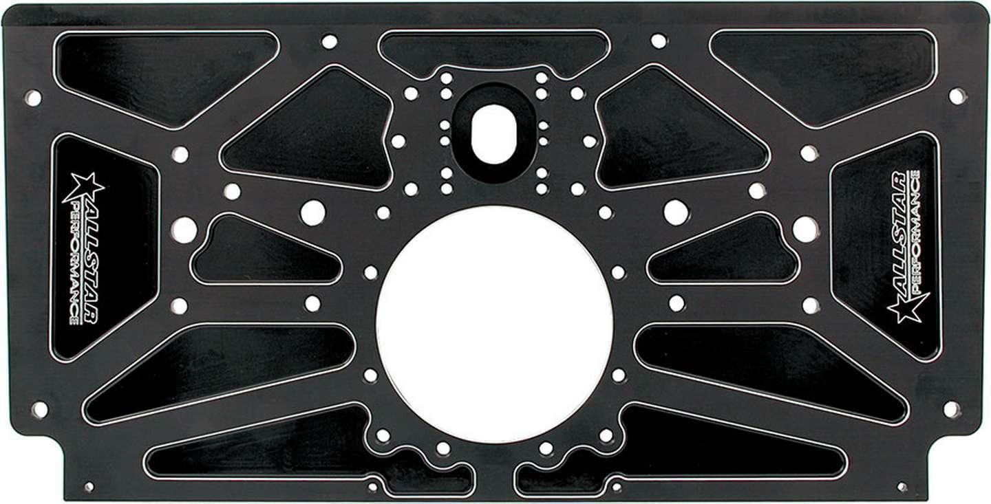 Sprint Rear Motor Plate Black Motor Plates Allstar Performance
