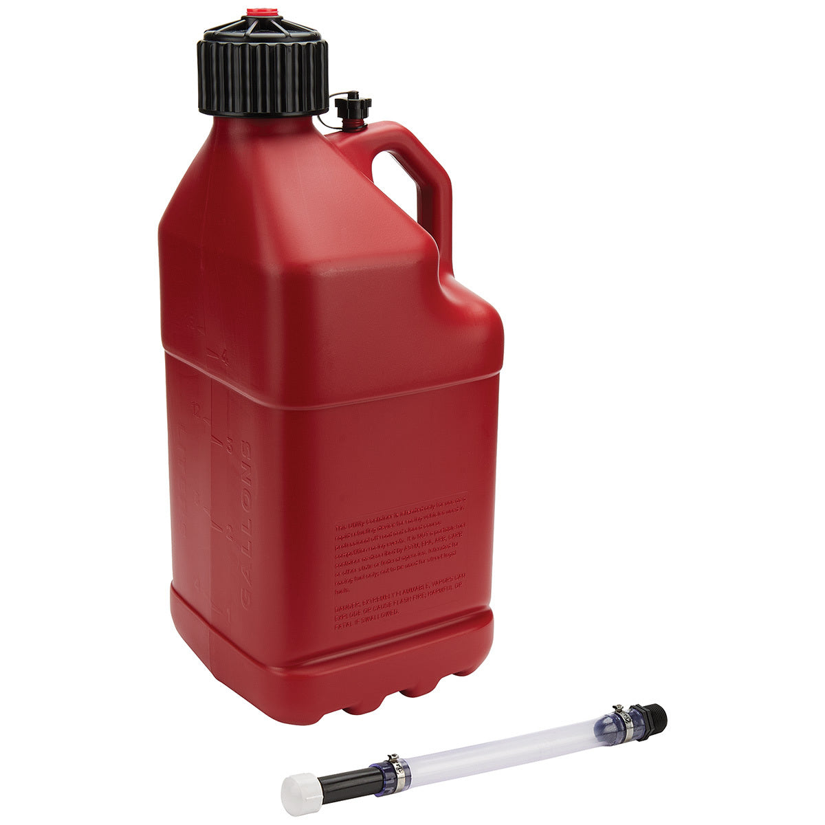 Utility Jug 5 Gal w/Filler Hose Red Utility Jugs Allstar Performance