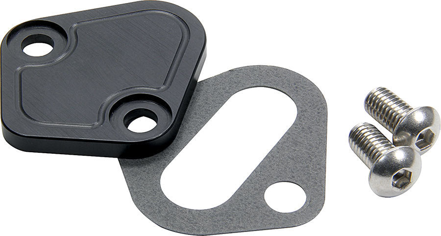 BBC F/P Block Off Plate Black Fuel Pump Block-Off Plates Allstar Performance