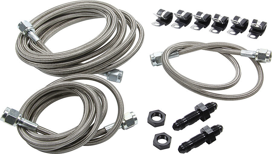 Front End Brake Line Kit Mod Aftermarket Calipers Brake Hoses Allstar Performance