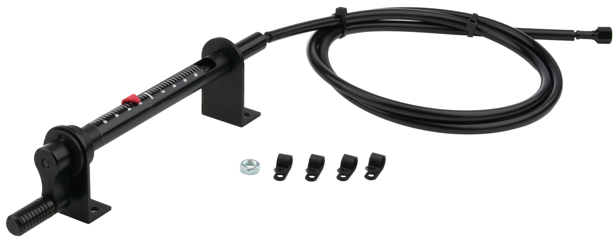 Brake Bias Adjuster Short Crank Type 3/8 Blk Brake Bias Adjusters and Components Allstar Performance