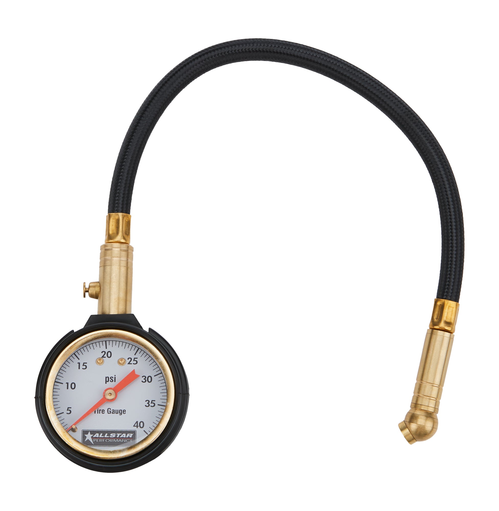 Tire Pressure Gauge 0-40 PSI Tire Pressure Gauges Allstar Performance