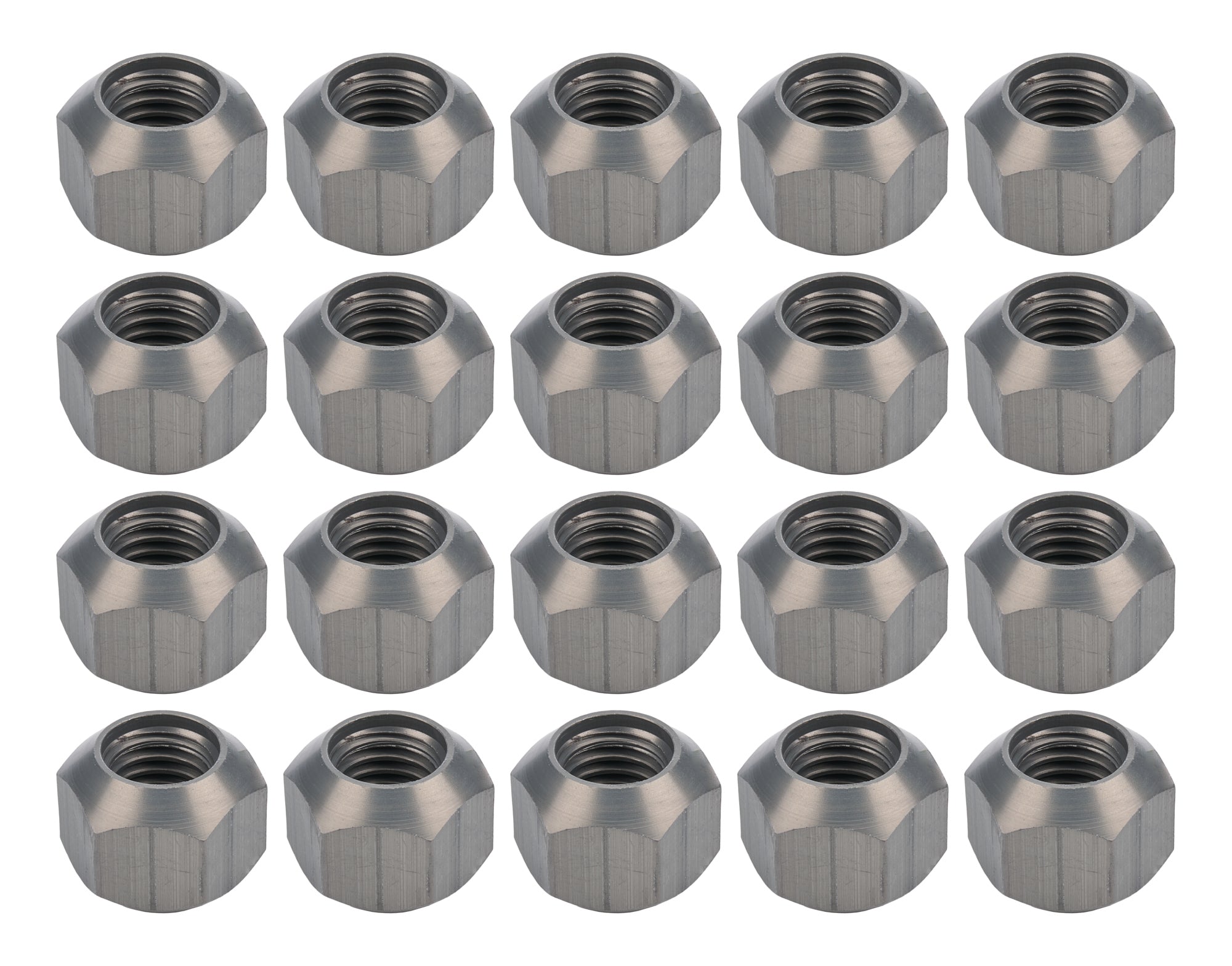 Lug Nuts 5/8-11 Alum HC Dbl Chamfer 20pk Wheel Lug Nuts Allstar Performance