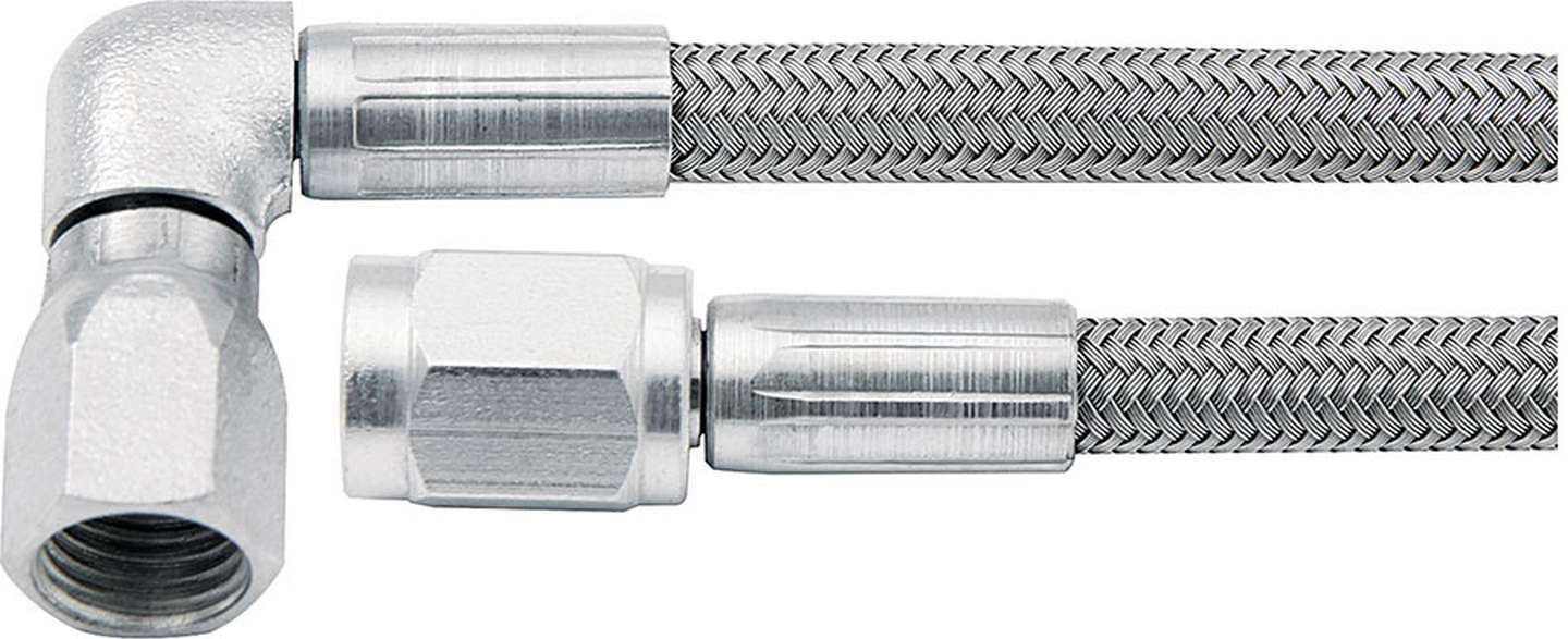 16in #3 Line -3 Str/-3 90 Deg AN Hose Assembly Allstar Performance