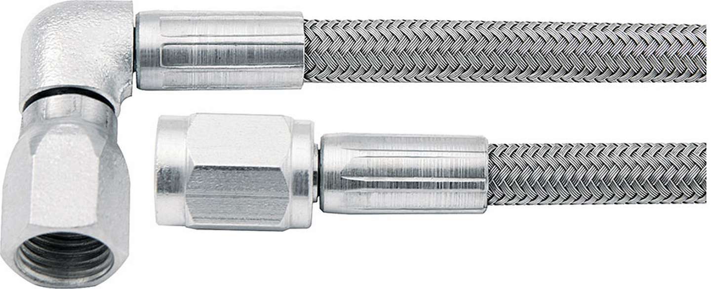 21in #3 Line -3 Str/-3 90 Deg AN Hose Assembly Allstar Performance