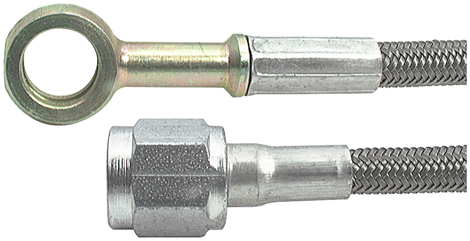 18in #3 Line -3 Str/10mm Banjo AN Hose Assembly Allstar Performance