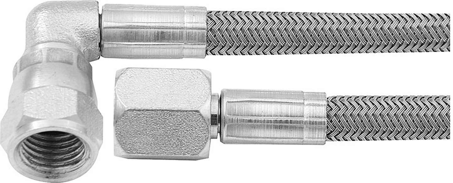 10in #4 Line -4 Str/-4 90 Deg AN Hose Assembly Allstar Performance