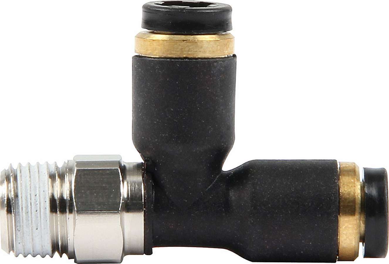 Plastic T P/L w/1/8NPT Push Lock Fittings Allstar Performance