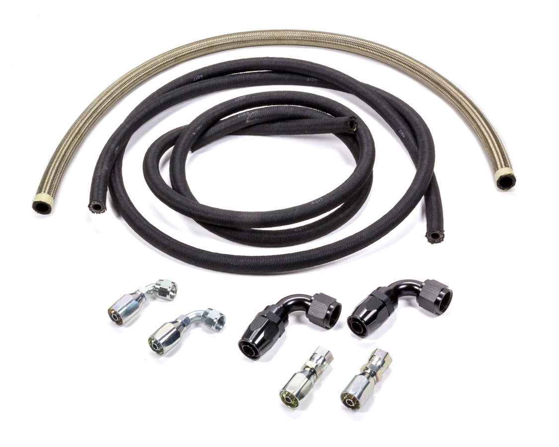 Power Steering Hose Kit Rack Rear Mount Pump Power Steering Hoses and Lines Allstar Performance