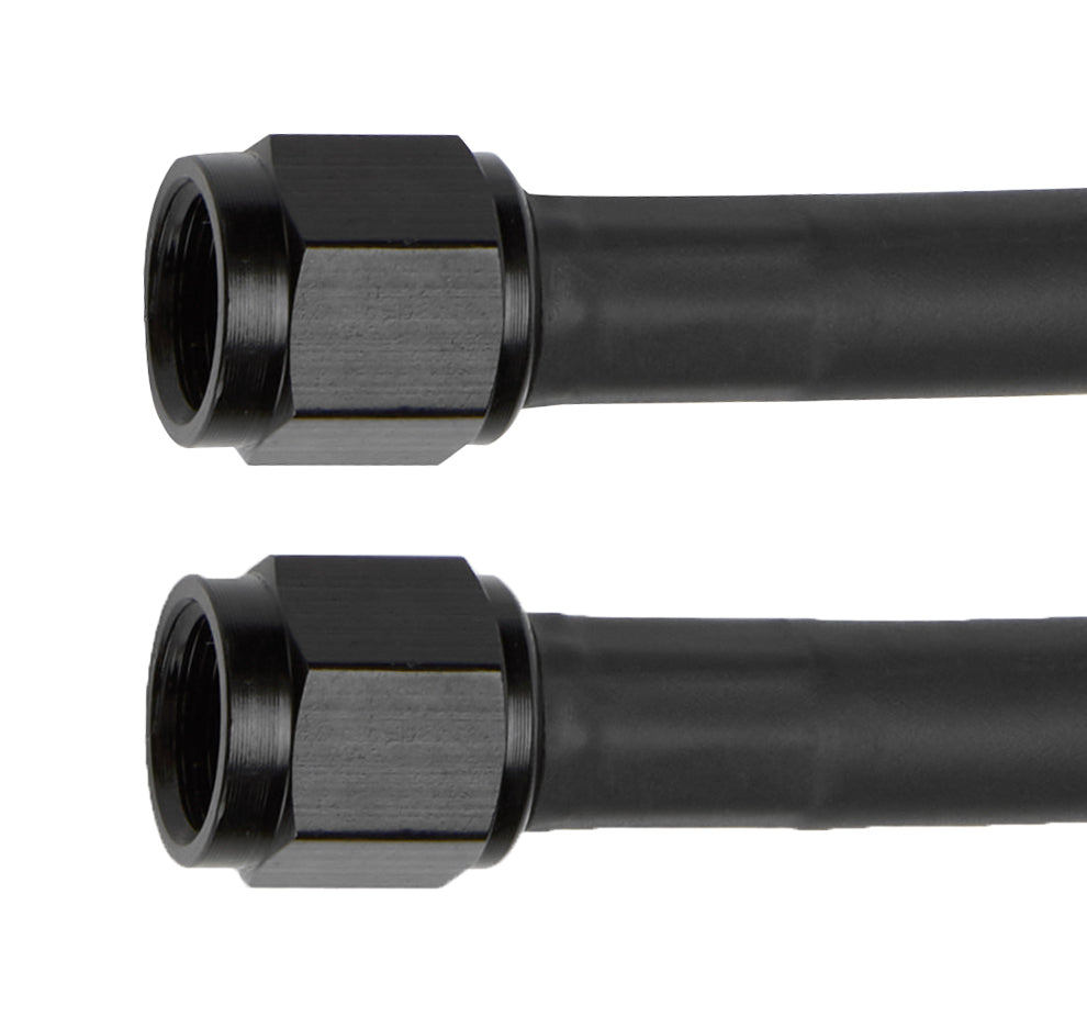 Coated Braided Line 24in #4 Hose -4 Str/-4 Str AN Hose Assembly Allstar Performance
