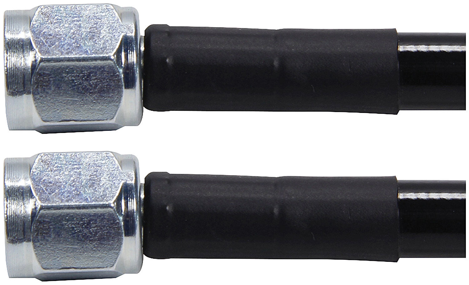 Coated Braided Line 15in #4Hose -4Str/-4Str Steel AN Hose Assembly Allstar Performance