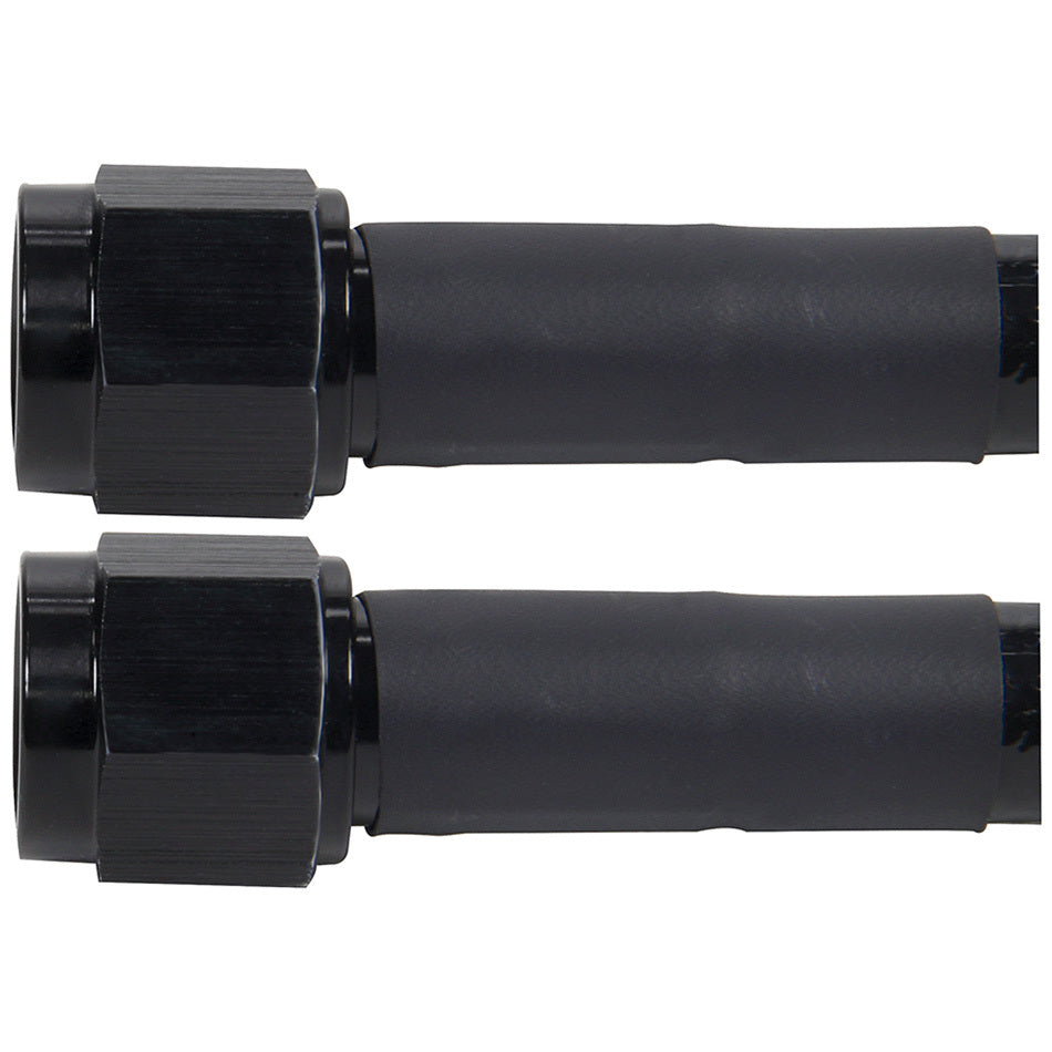 Coated Braided Line 12in #6 Hose -6 Str/-6 Str AN Hose Assembly Allstar Performance