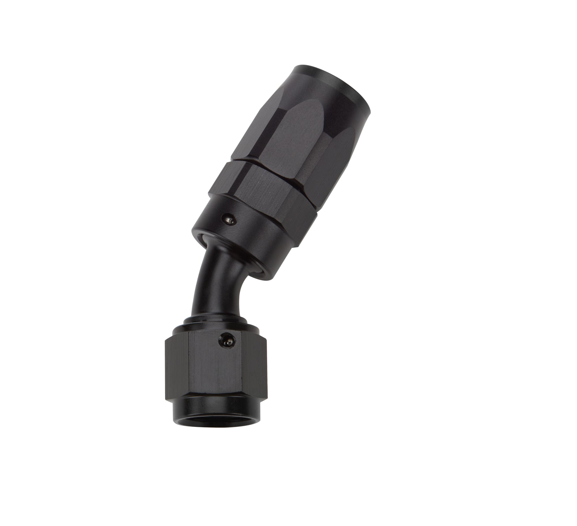 Reusable Hose End Black 30 Deg Elbow -6 Hose Ends Allstar Performance