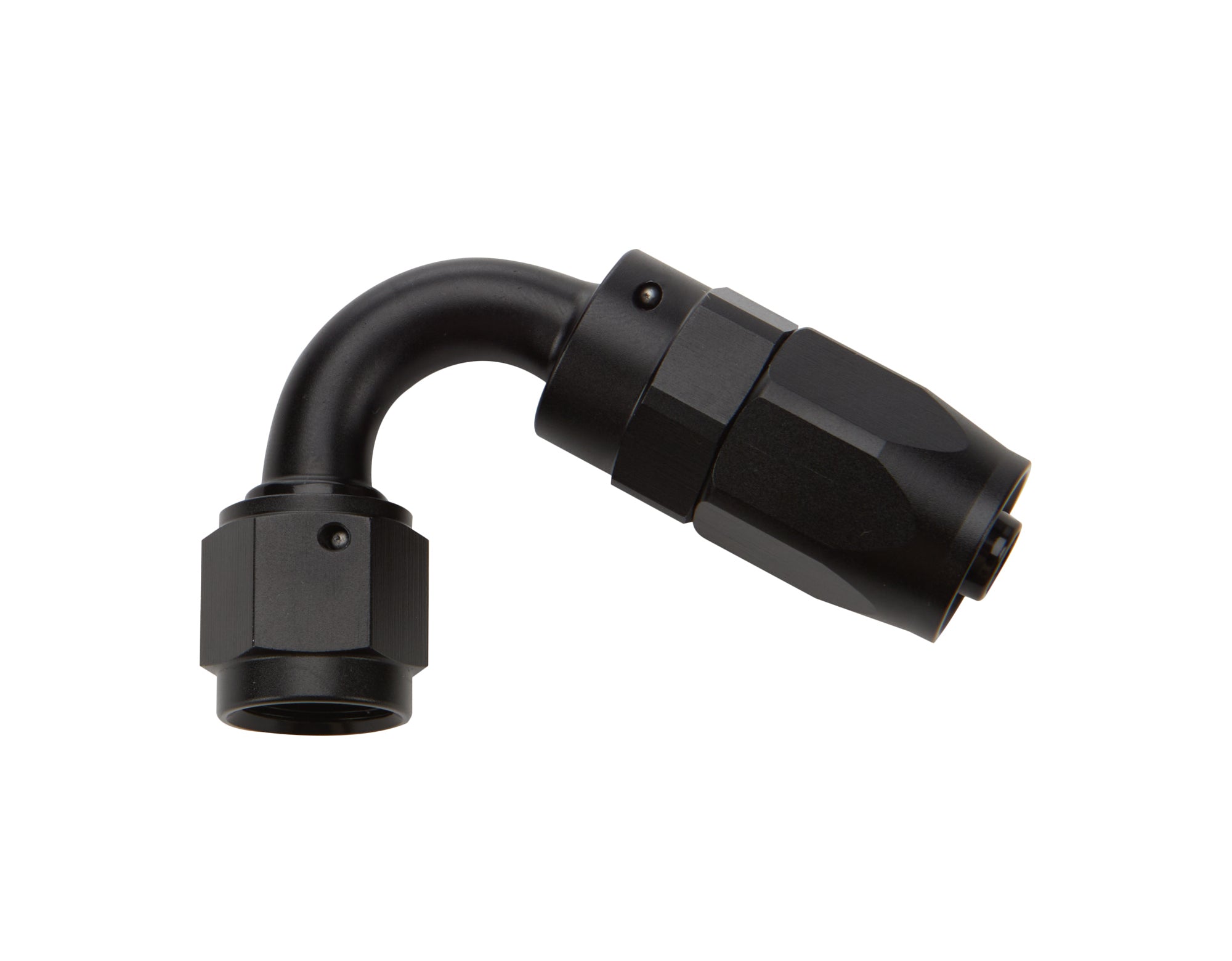 Reusable Hose End Black 120 Deg Elbow -6 Hose Ends Allstar Performance