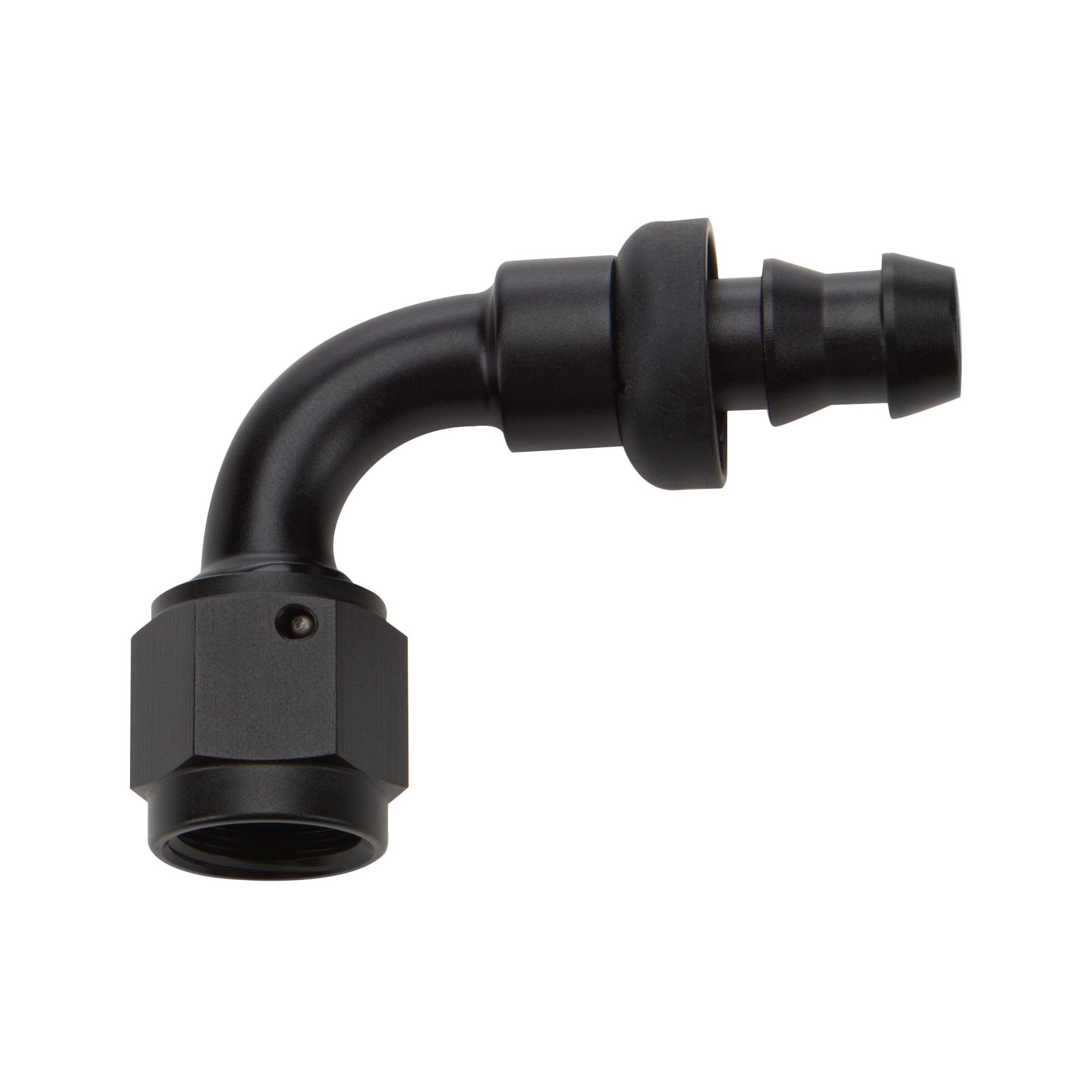 Pushlock Hose End Black 90 Deg Elbow -16 Hose Ends Allstar Performance