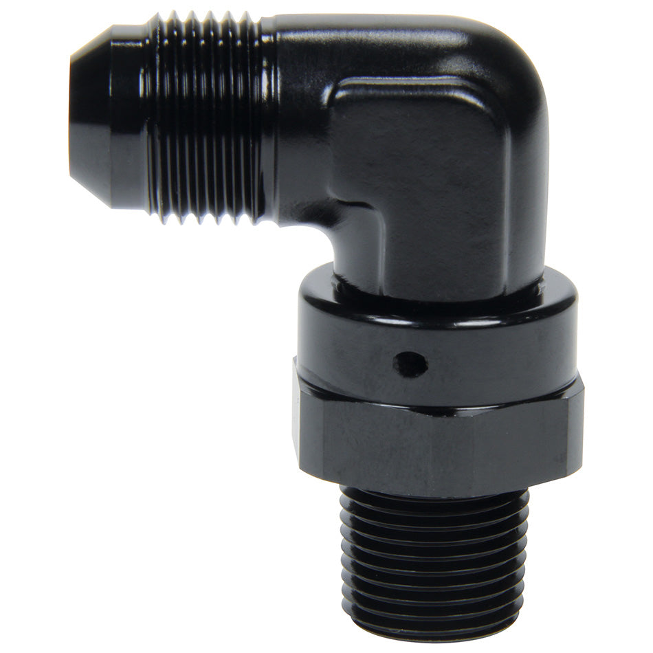 AN To NPT Swivel 90 Deg -6 x 1/8in AN-NPT Fittings and Components Allstar Performance