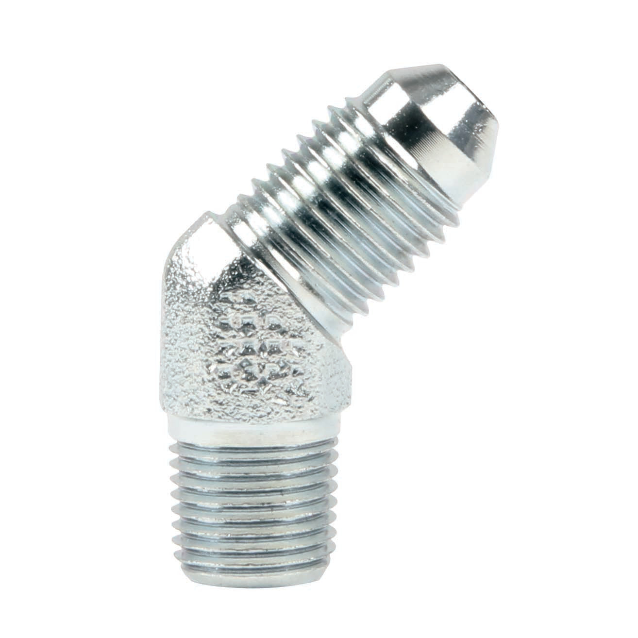 Adapter Fittings -4 to 1/8 NPT 45Deg 10pk AN-NPT Fittings and Components Allstar Performance