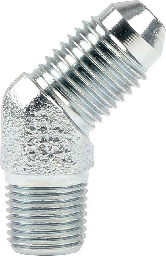Adapter Fitting -4 To 1/8 NPT 45 Degree AN-NPT Fittings and Components Allstar Performance