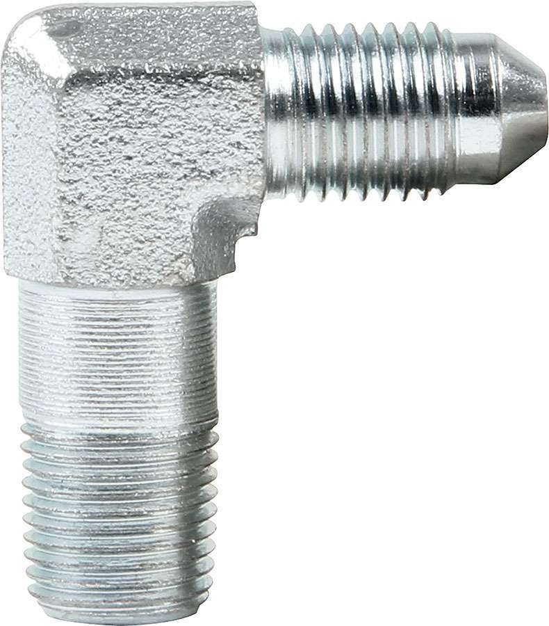 Adapter Fitting Tall -3 To 1/8 NPT 90 Degree AN-NPT Fittings and Components Allstar Performance