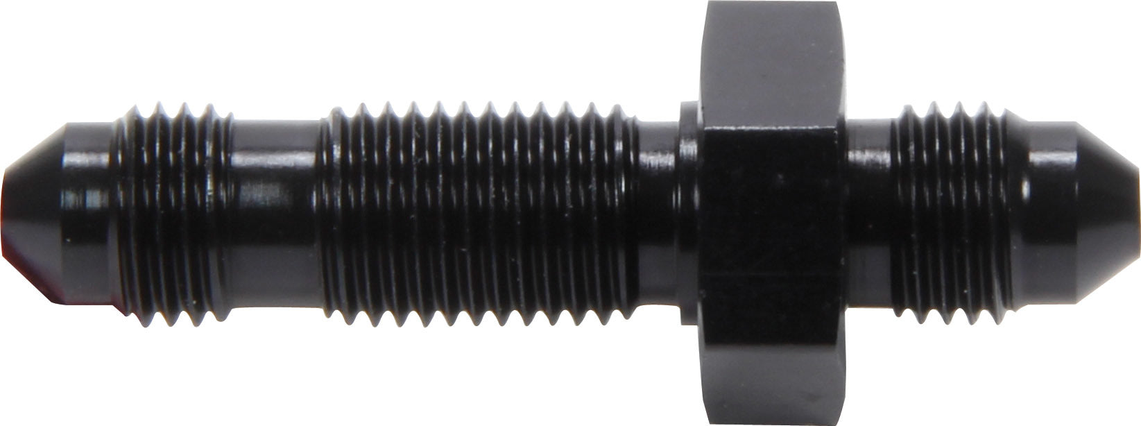 Straight Bulkhead -3 Black 10pk AN-NPT Fittings and Components Allstar Performance