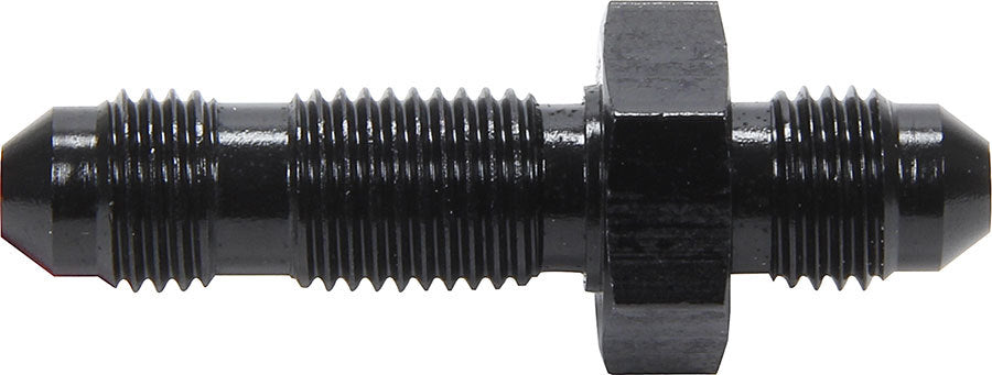 Straight Bulkhead Black -4 AN-NPT Fittings and Components Allstar Performance