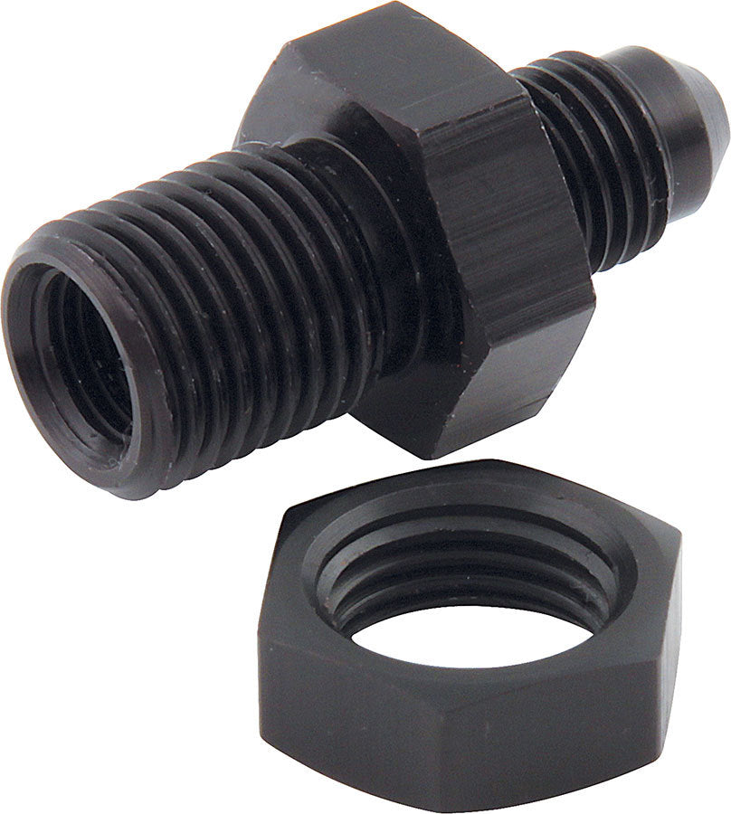 Brake Line Adapter -4 to 3/16 Inv Flare AN-NPT Fittings and Components Allstar Performance