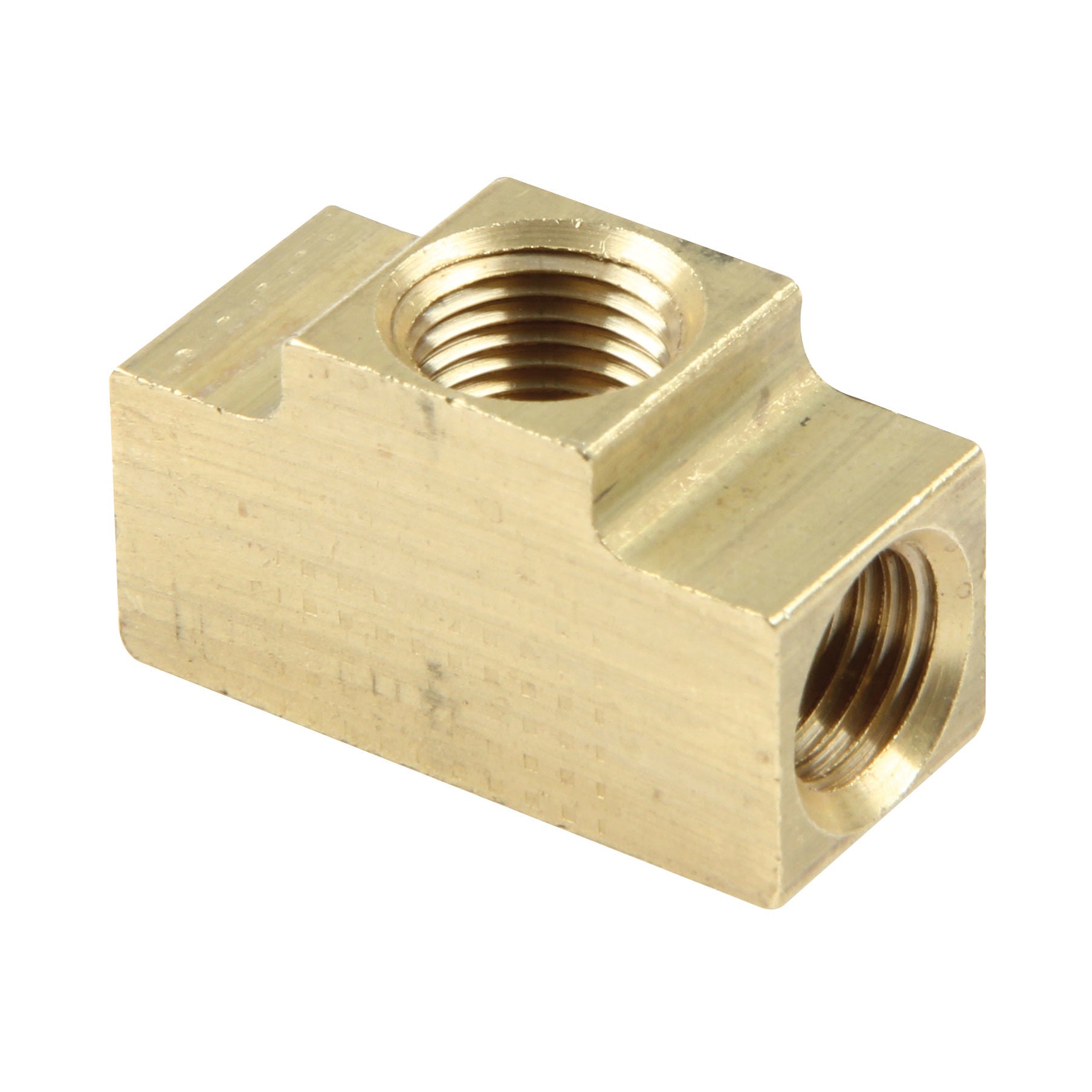 Inverted Flare Tee 3/16in w/ 1/8NPT 10pk AN-NPT Fittings and Components Allstar Performance