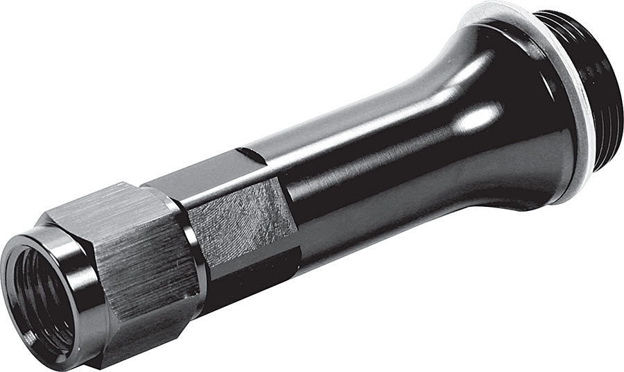 Carb Fitting w/washer 7/8-20 to -6 Female Blk AN-NPT Fittings and Components Allstar Performance