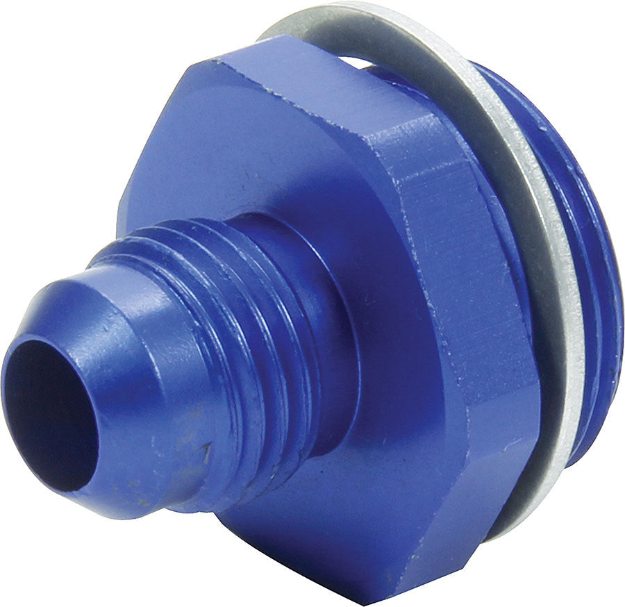 Carb Fitting w/washer 7/8-20 to -6 Male Blue AN-NPT Fittings and Components Allstar Performance