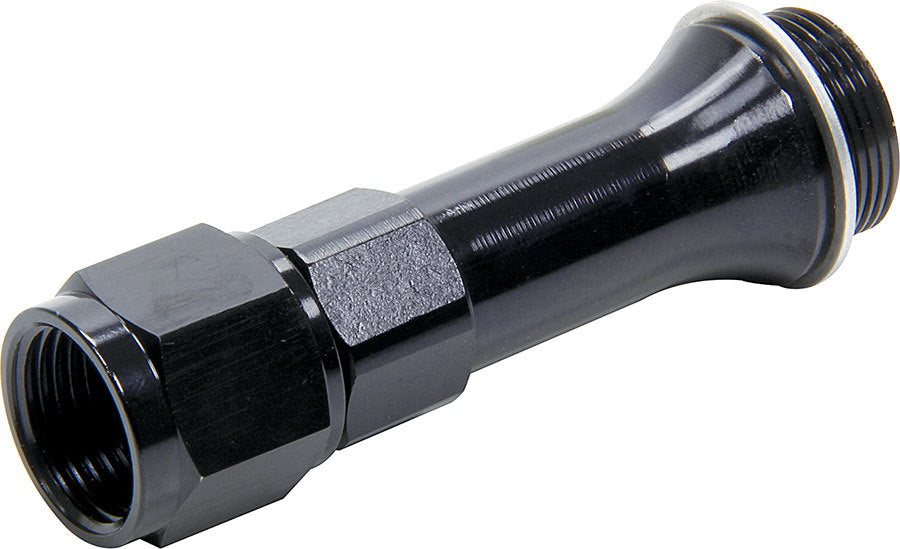 Carb Fitting w/Washer 7/8-20 to -8 Female BLK AN-NPT Fittings and Components Allstar Performance