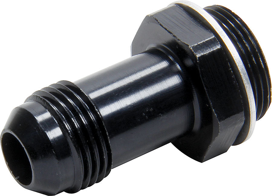 Short Carb Fitting 7/8-20 to -8 Male BLK AN-NPT Fittings and Components Allstar Performance