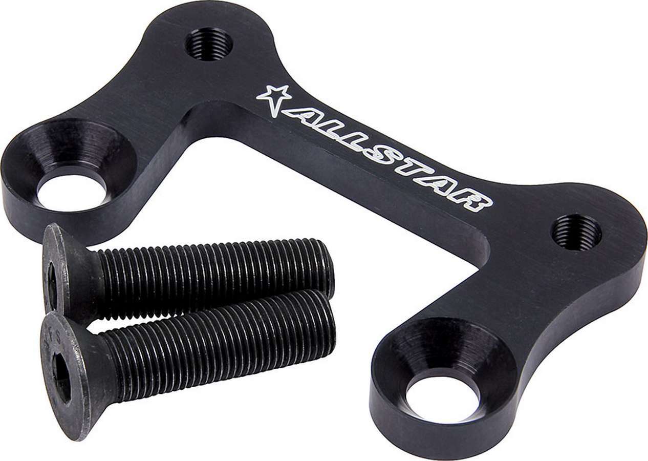 Front Brake Mount Kit 10-7/8 Rotor Black Disc Brake Caliper Brackets Allstar Performance