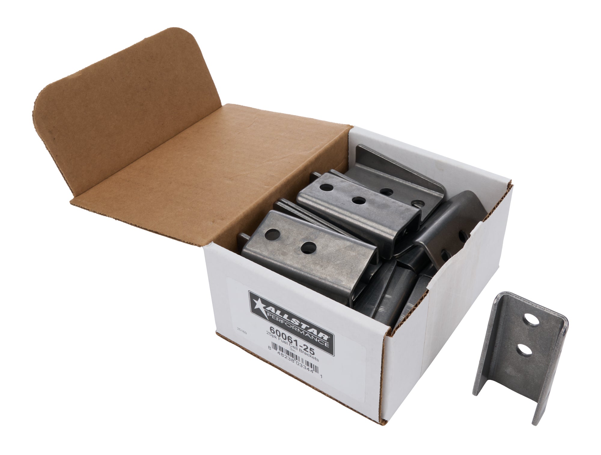 Fuel Cell Brackets 3in 25pk Fuel Cell/Tank Bracket Allstar Performance