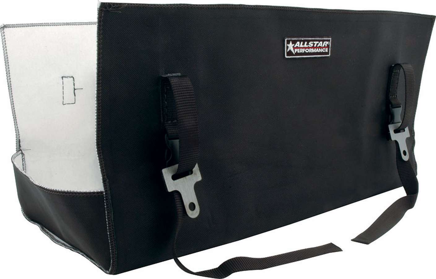 Engine Diaper Black Non SFI Engine Diapers Allstar Performance