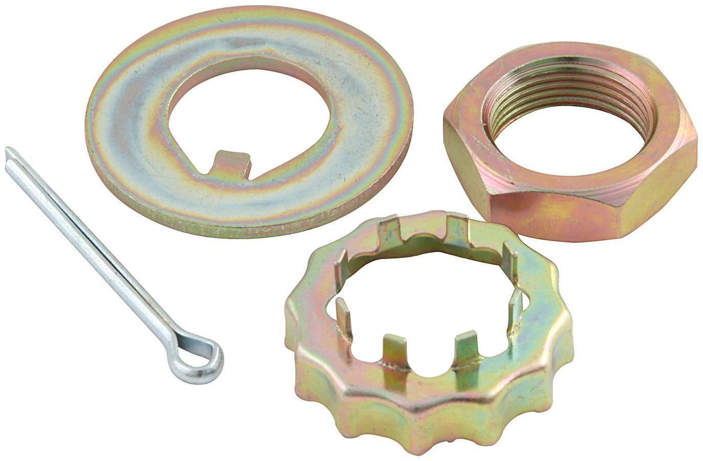 Spindle Lock Nut Kit Ford 13/16in-20 Spindle Nuts Allstar Performance