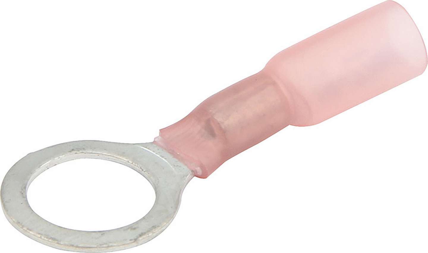 Ring Terminal 3/8in Hole Heat Shrink 22-18 10pk Wiring Connectors and Terminals Allstar Performance