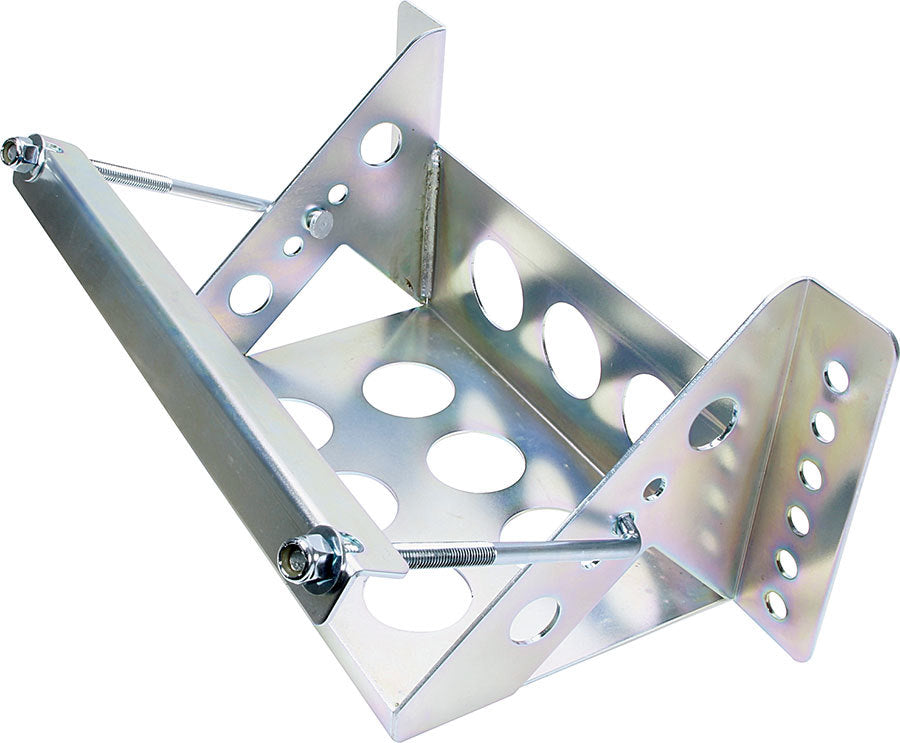 Battery Box Bolt-On Clear Zinc Battery Boxes, Trays and Components Allstar Performance