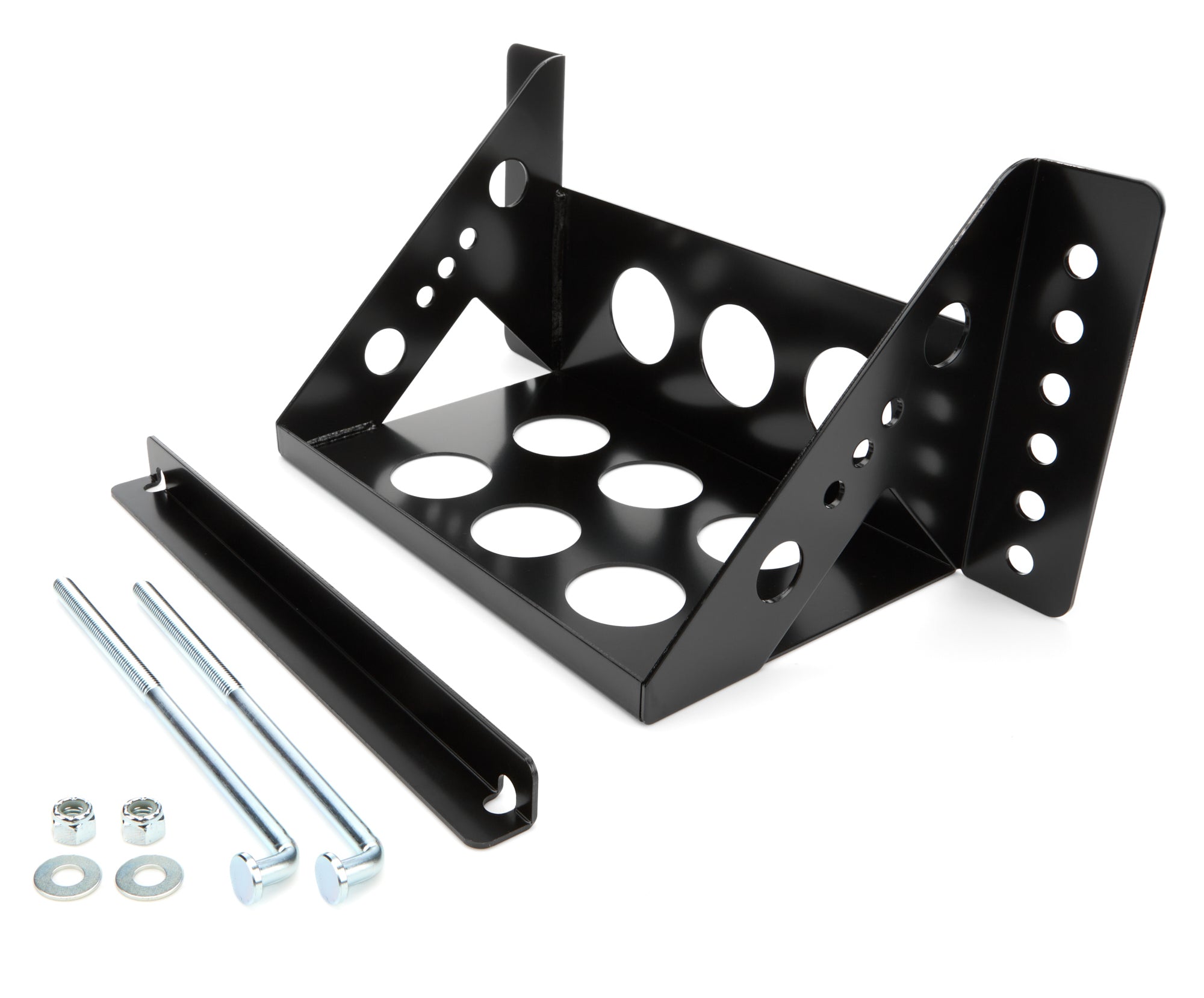 Battery Box Bolt-On Black Battery Boxes, Trays and Components Allstar Performance