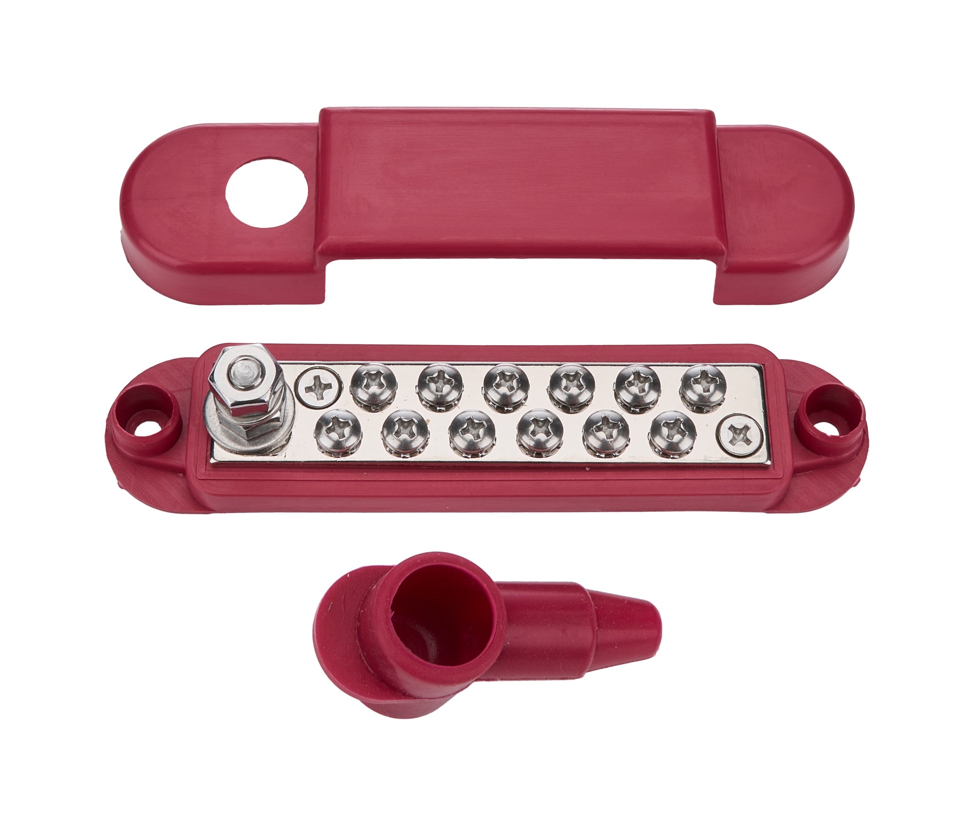 Buss Bar Red Electrical Junction Blocks Allstar Performance