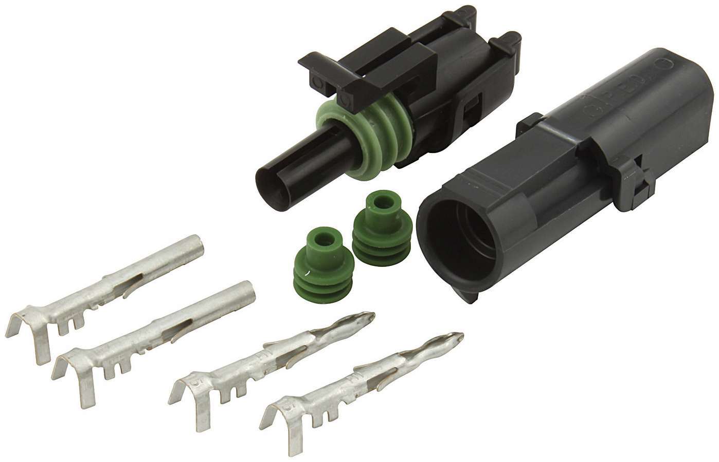1-Wire Weather Pack Connector Kit Wiring Connectors and Terminals Allstar Performance