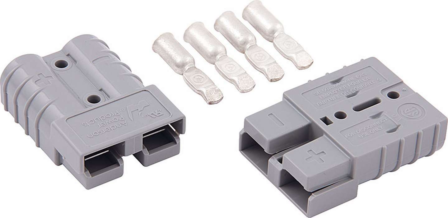Battery Quick Disconnect 50 Amp Gray 1pr Battery Terminals and Components Allstar Performance