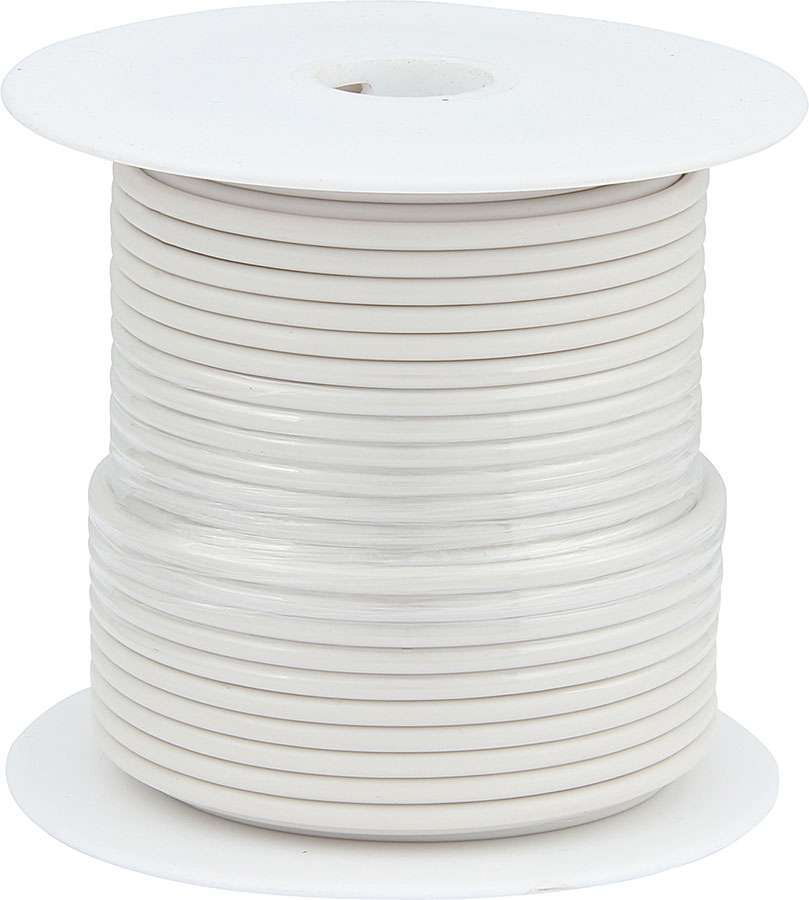 14 AWG White Primary Wire 100ft Electrical Wire Allstar Performance